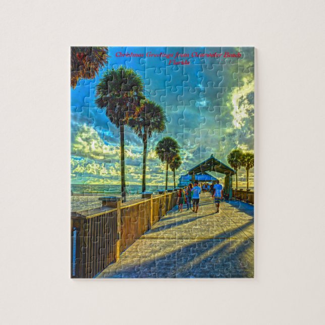 Clearwater Beach Florida Jigsaw Puzzle (Vertical)