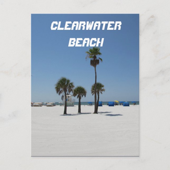 Clearwater Beach Florida Postcard (Front)