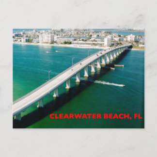 CLEARWATER BEACH FLORIDA POSTCARD