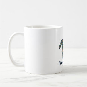 Clearwater Beach Florida Sea Turtle Vector Design_ Coffee Mug
