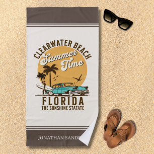 ClearWater Beach Florida Summer Time Towel