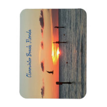 Clearwater Beach, Florida sunset magnet