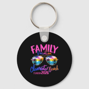 Clearwater Beach Florida Vacation 2026 Matching Fa Key Ring