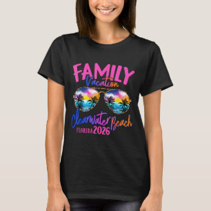 Clearwater Beach Florida Vacation 2026 Matching Fa T-Shirt