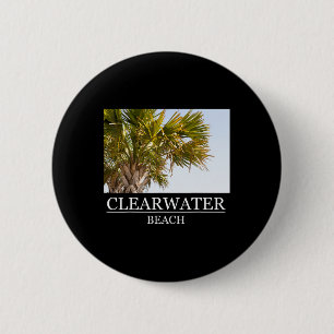 Clearwater Beach Florida Vacation Souvenir For Men 6 Cm Round Badge
