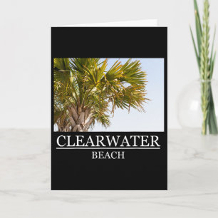 Clearwater Beach Florida Vacation Souvenir For Men Card