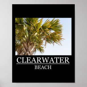 Clearwater Beach Florida Vacation Souvenir For Men Poster