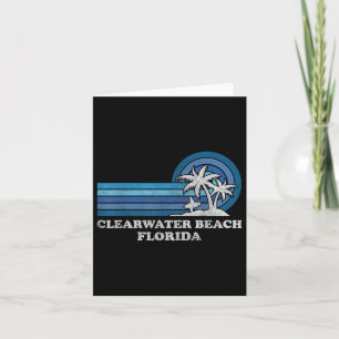 Clearwater Beach Florida Vintage Family Summer Vac Card