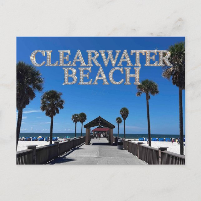Clearwater Beach Only Postcard (Front)