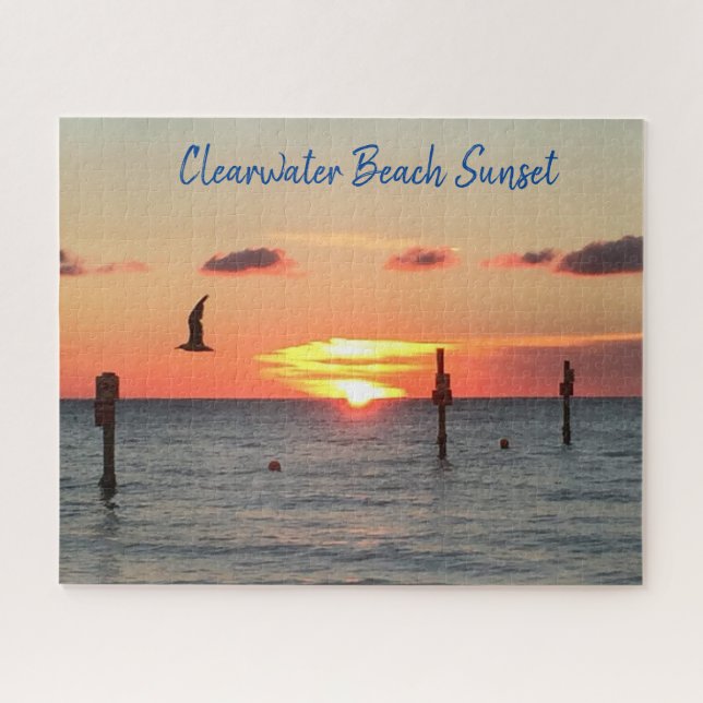 Clearwater Beach Sunset Jigsaw Puzzle (Horizontal)