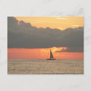 Clearwater Beach Sunset Postcard