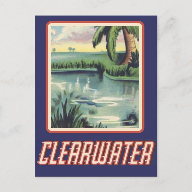 Clearwater FL Postcard (Front)