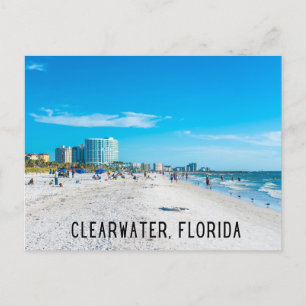 Clearwater Florida Beach Postcard