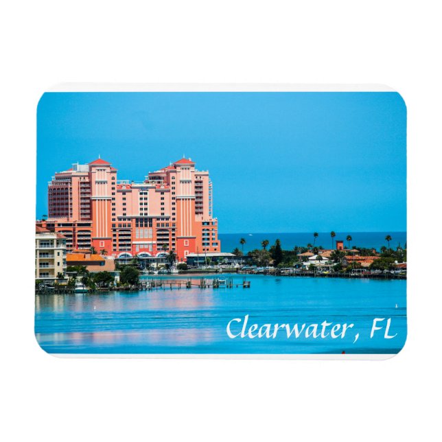 Clearwater Florida customised magnet (Horizontal)