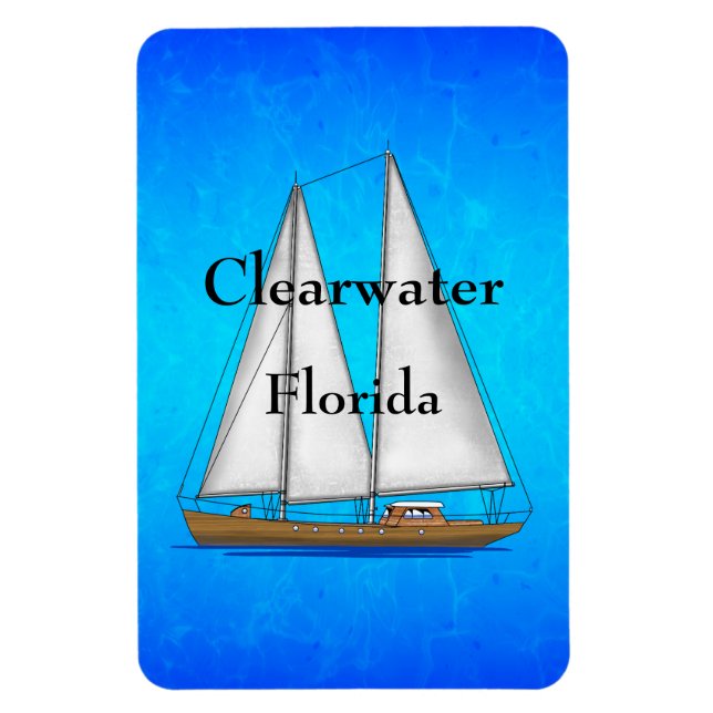 Clearwater Florida Magnet (Vertical)