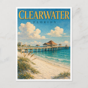 Clearwater Florida Pier 60 GeoSaga Postcard