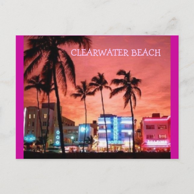 CLEARWATER, FLORIDA POSTCARD (Front)