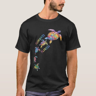 Clearwater Florida Sea Turtle Lover Beach Vacation T-Shirt