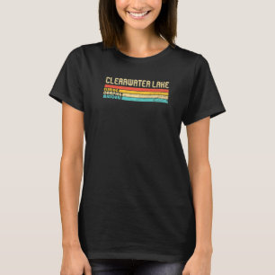 Clearwater Lake Missouri Fishing Camping Summer Vi T-Shirt