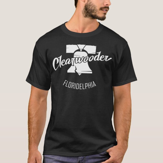 Clearwooder Funny Gift Philly Baseball Tee (Front)