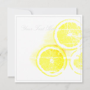Cleen Lines Yummy Oranges Your Text Flat Card