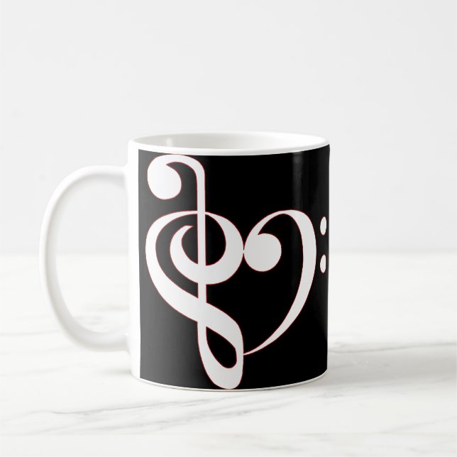 Clef Heart Mug (Left)