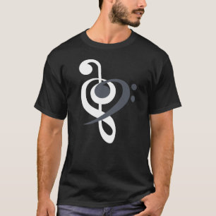 Clef Heart Overlap Shirt