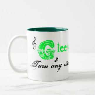 Clef-Note, Music, song... Two-Tone Coffee Mug