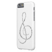 Clef notes Case-Mate iPhone case (Back Left)