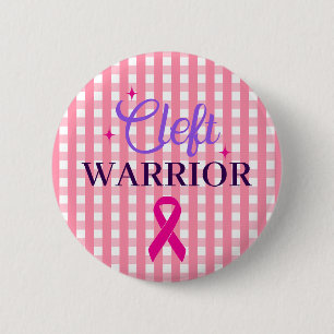Cleft Lip and Palate Awareness, Cleft Warrior 6 Cm Round Badge