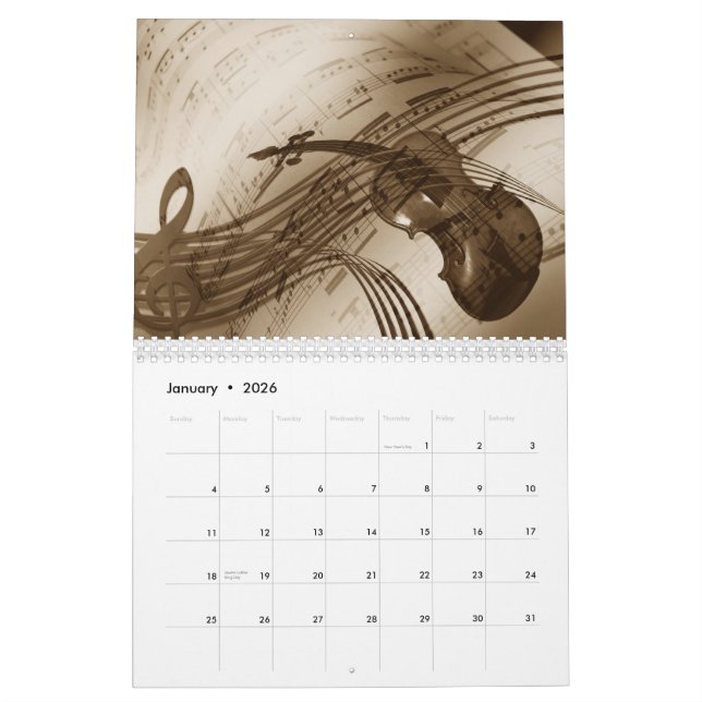 Cleft Note Calendar (Jan 2026)