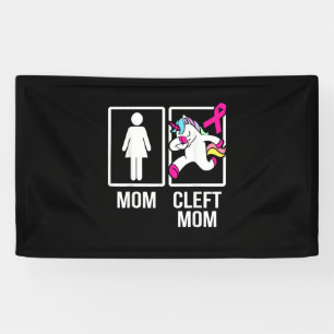 Cleft Palate Lip Mum Unicorn Cleft Strong Awarenes Banner