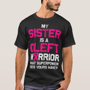 Cleft Palate Lip Practicing Strong Awareness Zip T-Shirt
