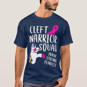 Cleft Palate Lip Warrior Squad Cleft Strong T-Shirt