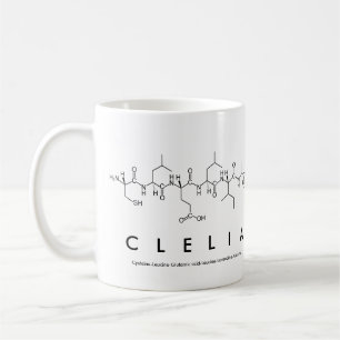 Clelia peptide name mug