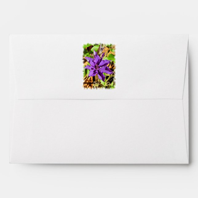 CLEMATIS ENVELOPES (Back (Top Flap))