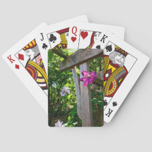 Clematis Flower Playing Cards