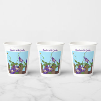 Clematis in the Garden Paper cup