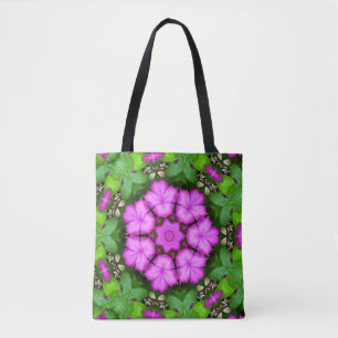 Clematis Kaleidoscope Tote Bag