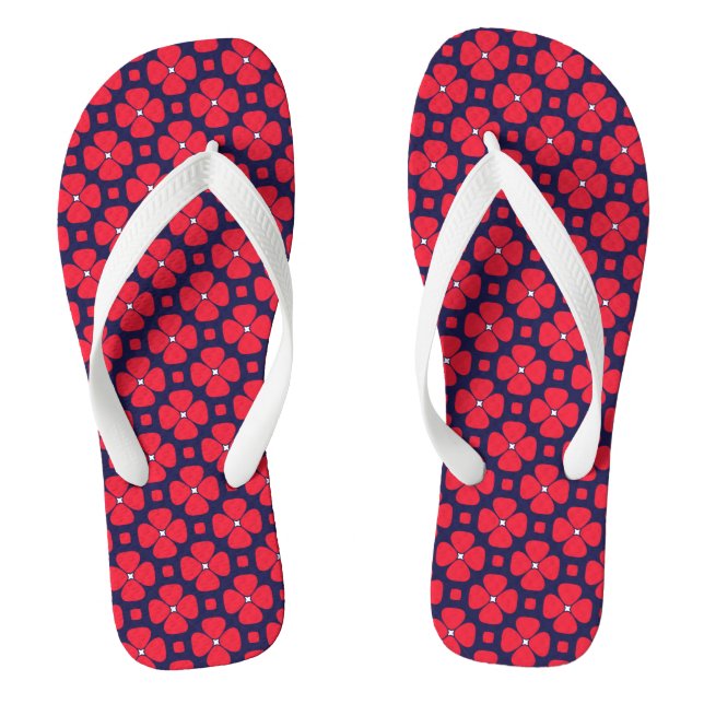 Clematis Pair of Flip Flops (Footbed)