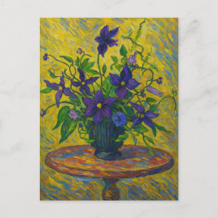 Clematis Postcard