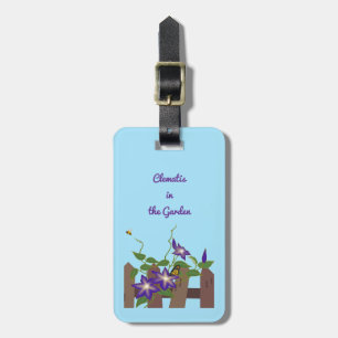 Clematis Vine in the Garden Luggage Tag