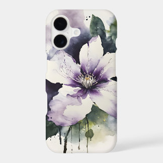 Clematis - Watercolor flowers