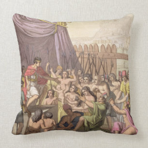 Clemency of Mayta-Capac: offers pardon to conquere Cushion