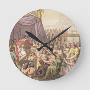 Clemency of Mayta-Capac: offers pardon to conquere Round Clock