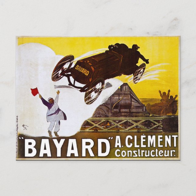 Clément-Bayard Vintage Advertisement Postcard (Front)