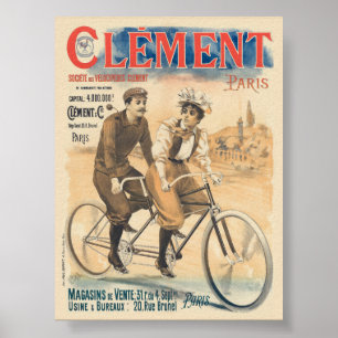 Clément Paris Vintage Poster 1895