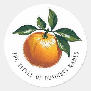Clementine  classic round sticker