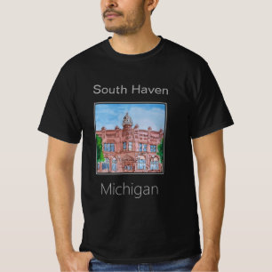 Clementine's Building, South Haven, Michigan T-Shirt