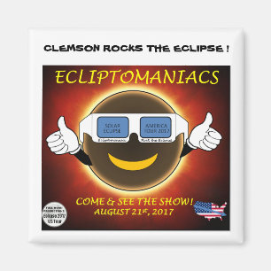 CLEMSON ECLIPSE MAGNET